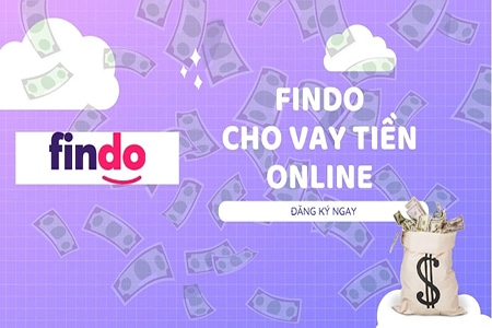 App vay tiền nhanh Findo vay trực tuyến qua điện thoại kết nối mạng